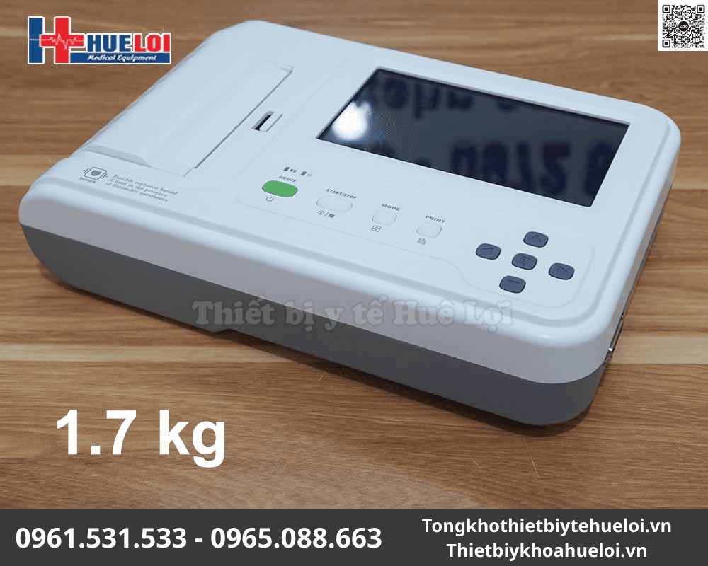 Máy điện tim 6 kênh Contec-600G | Màn hình cảm ứng 9 máy điện tim Contec
