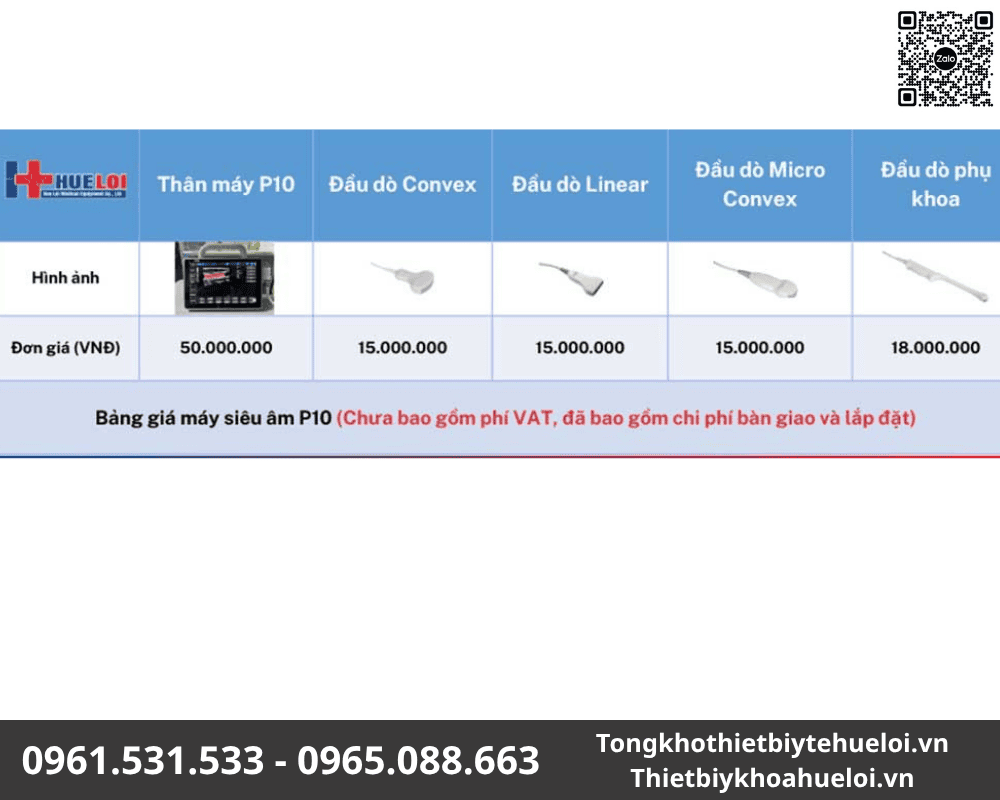 Máy Siêu Âm Xách Tay Doppler Màu Cảm Ứng Well.D P10 13 máy siêu âm cảm ứng
