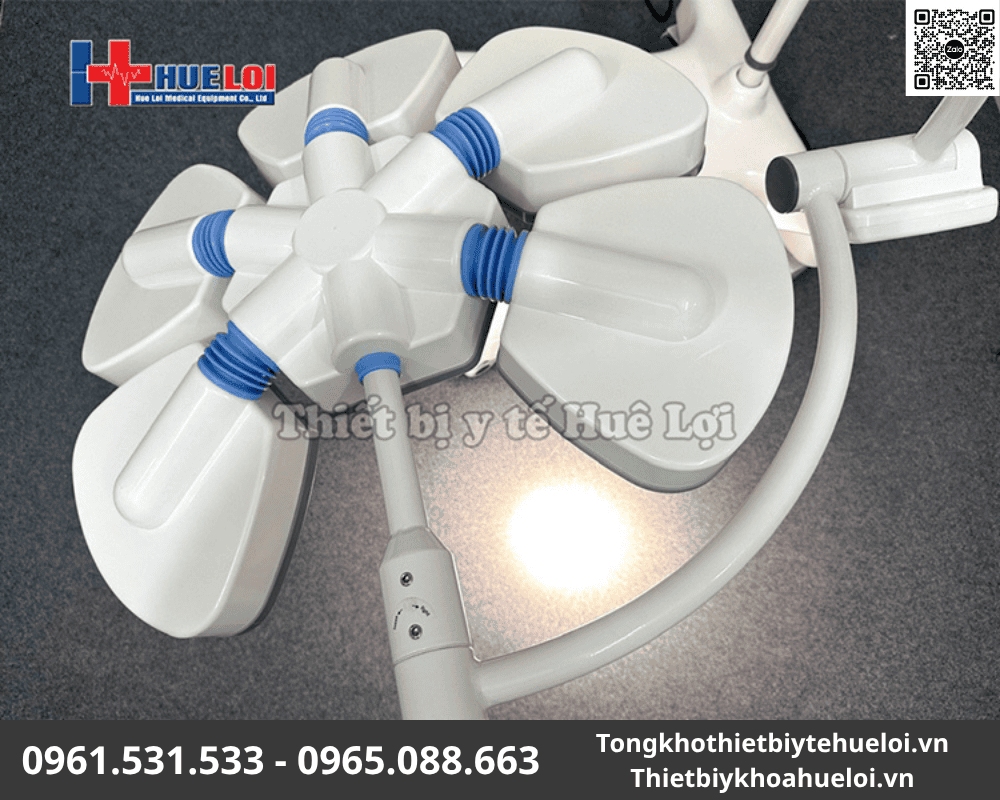 Đèn LED Phẫu Thuật Di Động 5 Cánh - Bóng LED OSRAM Đức 11 đèn mổ giá rẻ