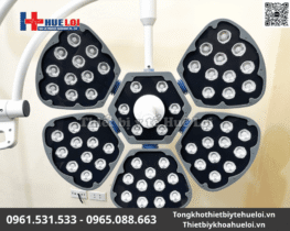 Đèn LED Phẫu Thuật Di Động 5 Cánh - Bóng LED OSRAM Đức 7 Đèn mổ 5 cánh di động