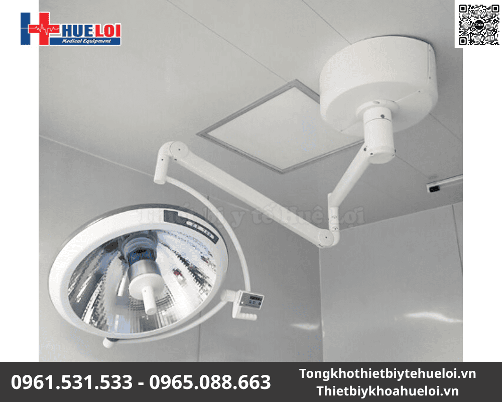 Đèn Phòng Mổ Treo Trần Giá Rẻ – Bóng Halogen Không Hắt Bóng 10 đèn tiểu phẫu không hắt bóng