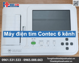 Máy điện tim 6 kênh Contec-600G | Màn hình cảm ứng 17 máy điện tâm đồ 6 cần