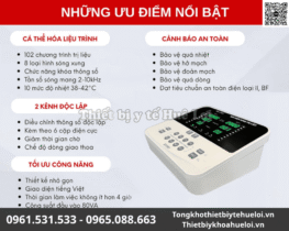 Máy Điện Xung Trung Tần HB-ZP10 Chính Hãng - Dòng Giao Thoa Hiện Đại 9 điện xung giao thoa