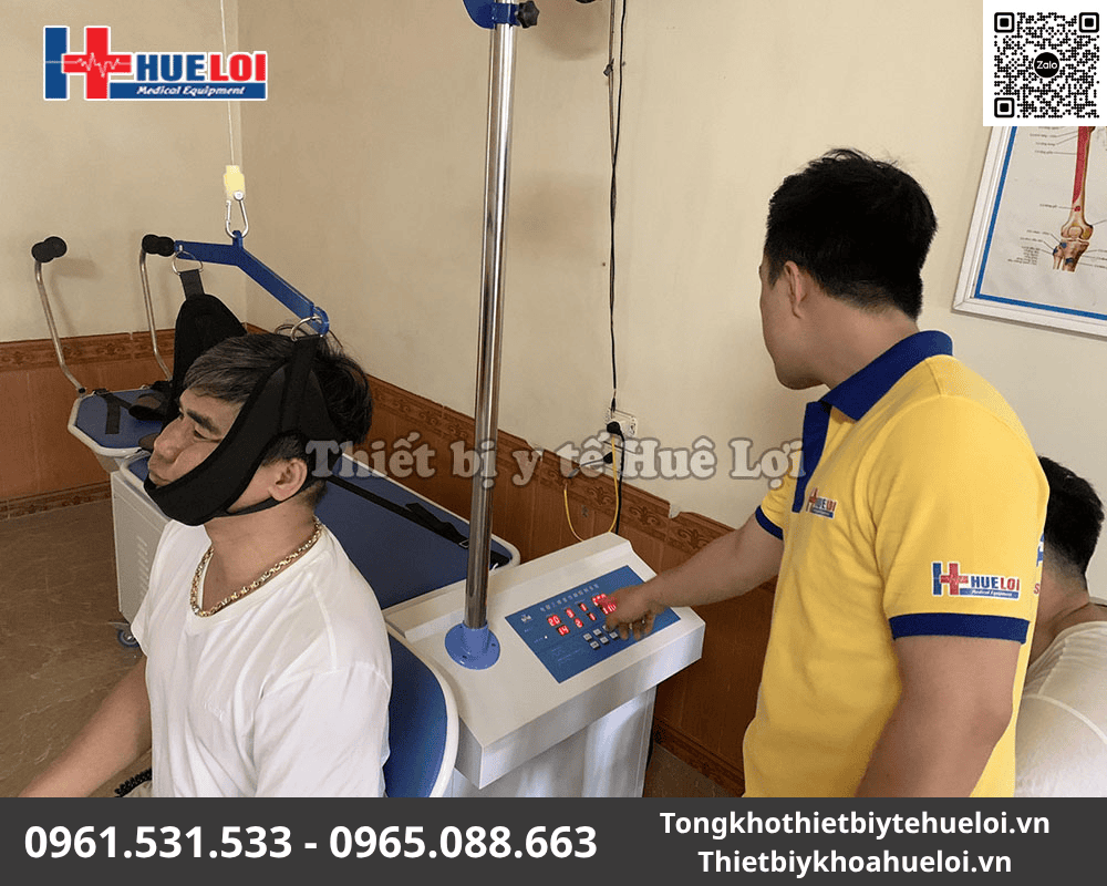 Giường Kéo Giãn Cột Sống YP-2009B Cao Cấp – 4 Piston 20 Giường kéo giãn