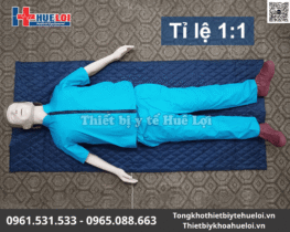 Mô hình thực hành sơ cấp cứu toàn thân 170cm có monitor 8 mô hình hồi sinh tim phổi toàn thân