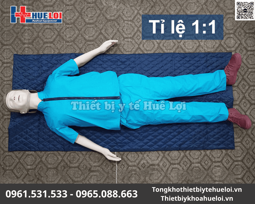 Mô hình thực hành sơ cấp cứu toàn thân 170cm có monitor 16 mô hình hồi sinh tim phổi toàn thân