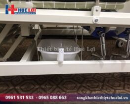 giường y tế có bô và chậu gội đầu