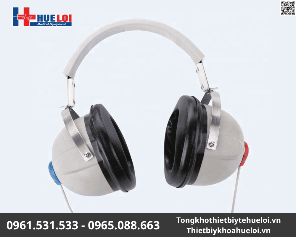 Máy Khám Thính Lực AD104 – Giải Pháp Chẩn Đoán 2 Kênh Độc Lập 15 tai nghe thính lực