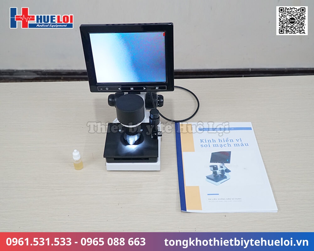 Kính hiển vi soi mạch máu XW880 độ phóng đại 400 lần | Huê Lợi 9 kính hiển vi soi mạch máu