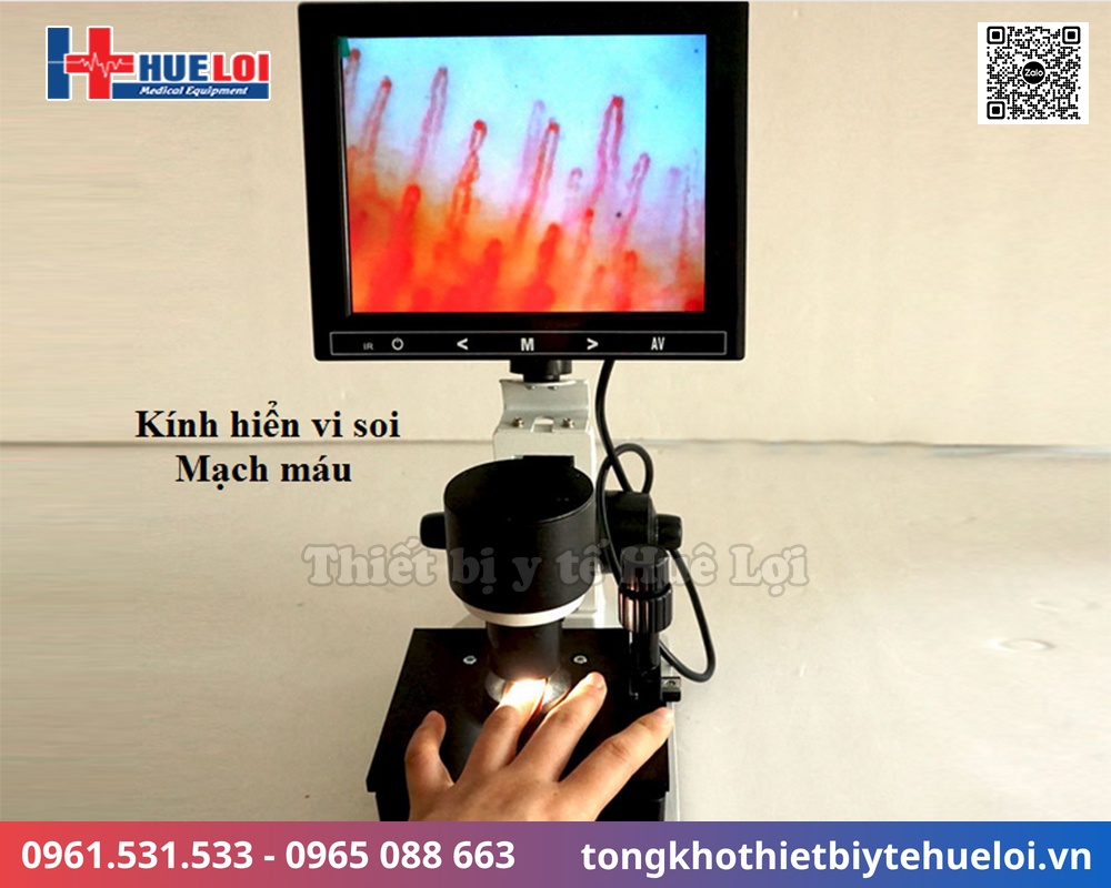 Kính hiển vi soi mạch máu XW880 độ phóng đại 400 lần | Huê Lợi 26 kính hiển vi soi mạch máu