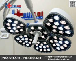 Đèn LED Phẫu Thuật Di Động 5 Cánh - Bóng LED OSRAM Đức 6 đèn phòng mổ có bánh xe
