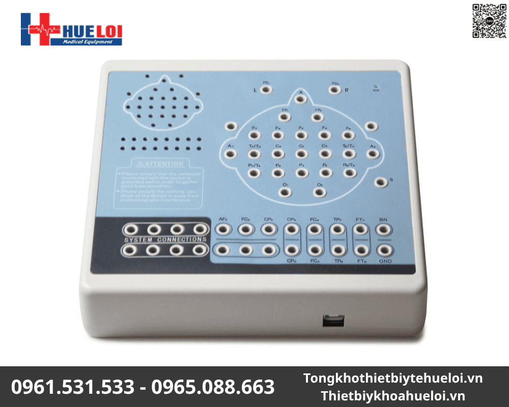 Máy điện não 32 kênh CONTEC KT88-3200 | Chuẩn quốc tế 10/20 | Huê Lợi 5 máy điện não đồ 32 kênh