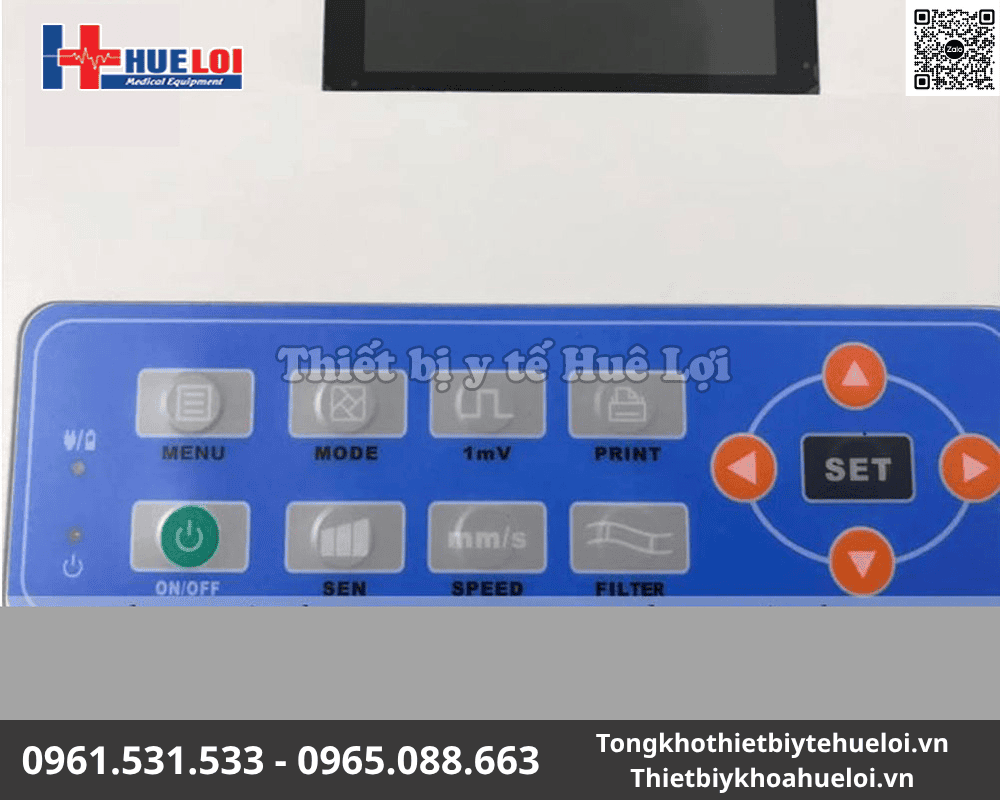 Máy điện tim 3 kênhCONTEC-300G | Màn hình màu 15 máy điện tâm đồ 3 cần