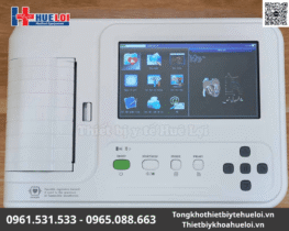 Máy điện tim 6 kênh Contec-600G | Màn hình cảm ứng 15 máy đo điện tim 6 kênh