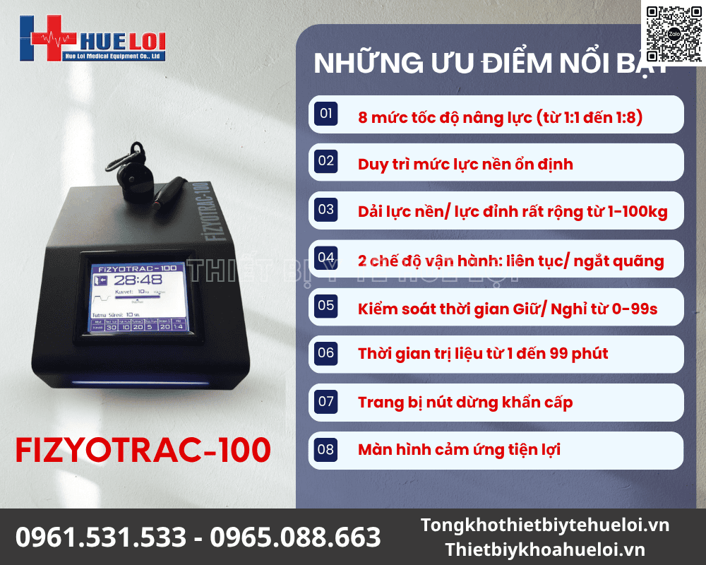 thiết bị kéo giãn FIZYOTRAC