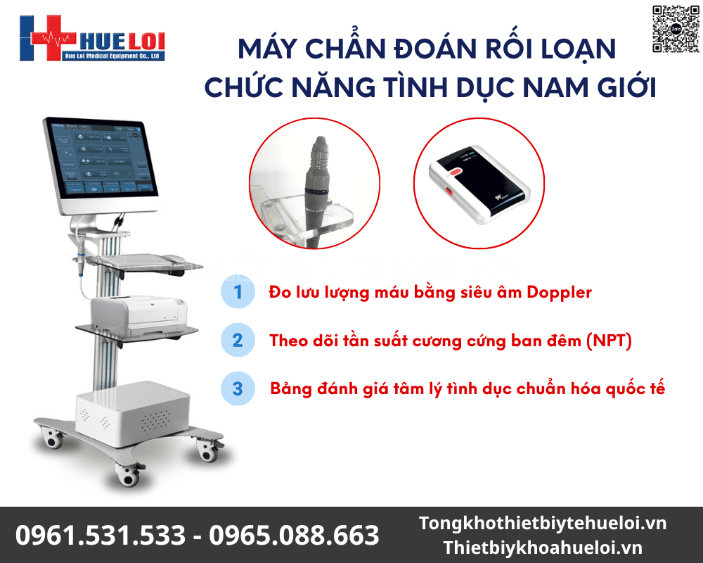 Máy Chẩn Đoán Rối Loạn Chức Năng Tình Dục Nam Giới – Thiết Bị Nam Khoa Toàn Diện 1 Máy chẩn đoán rối loạn chức năng tình dục nam giới