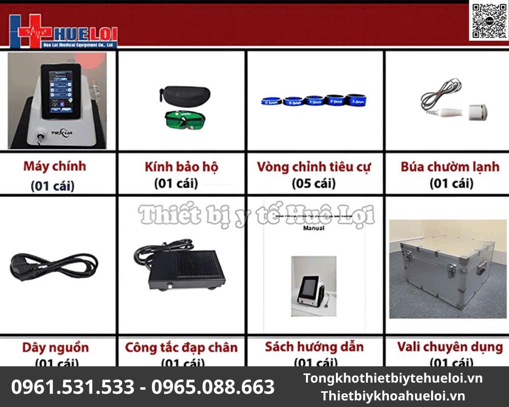 thiết bị vật lý trị liệu Huê Lợi