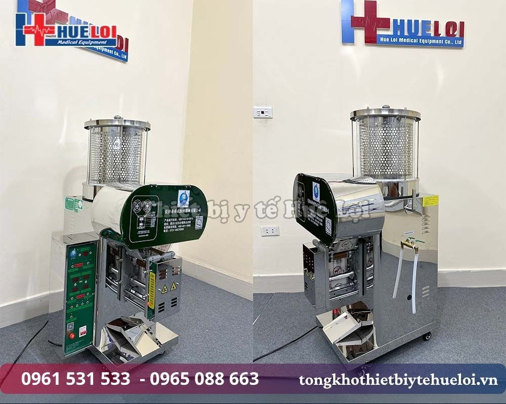 máy sắc thuốc và đóng túi tự động