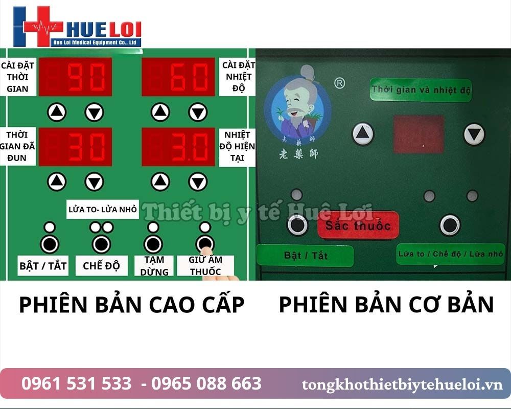 Máy sắc thuốc kèm đóng túi