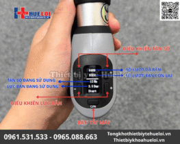 Máy Xung Kích Texua T703 Chính Hãng - Cường Độ 12 Bar Mạnh Nhất 14 máy vật lý trị liệu công suất cao