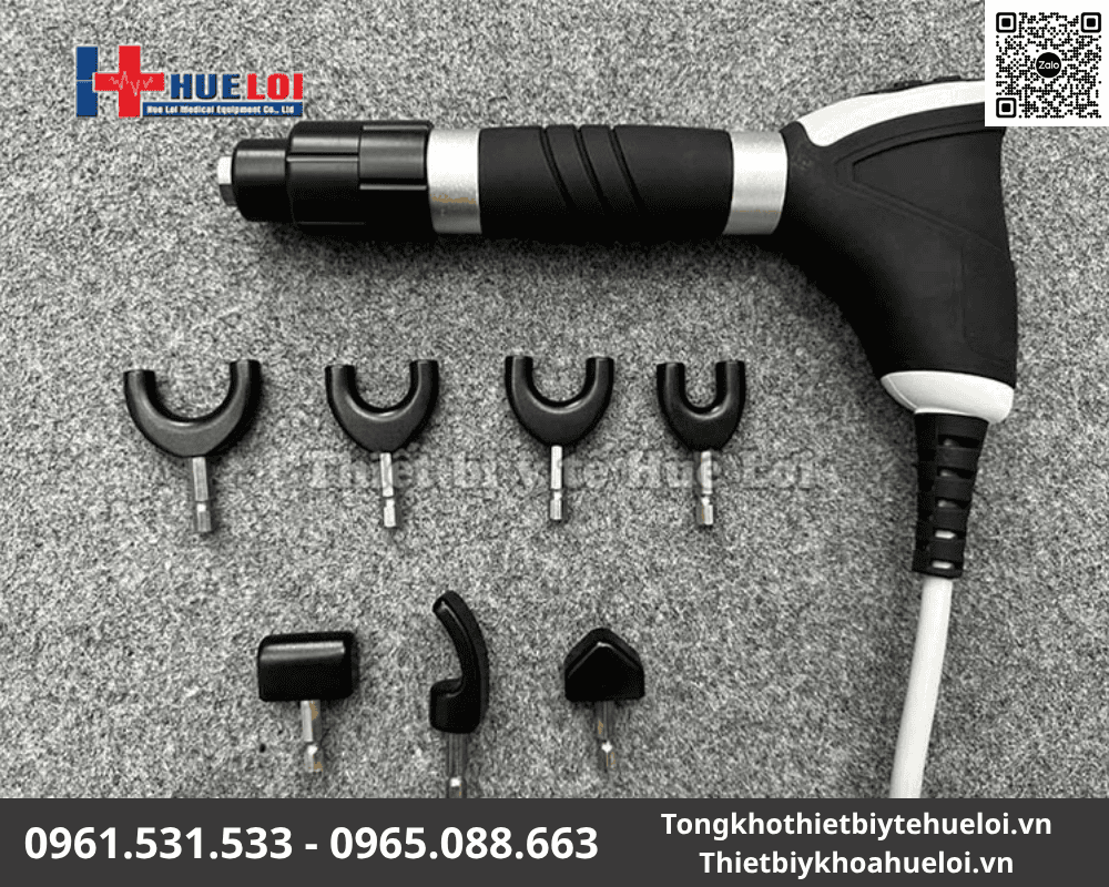 Máy Xung Kích INTELECT Puls 30 Chính Hãng - Công Nghệ Đầu Bắn Cố Định 20 máy xung kích kết hợp nắn chỉnh cột sống