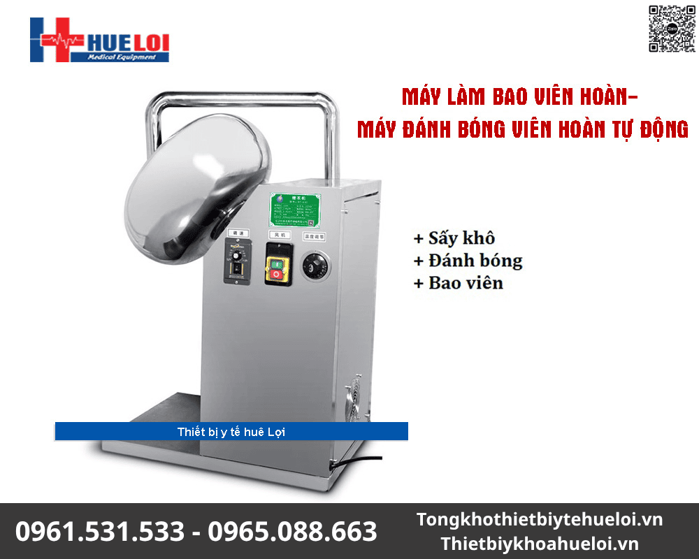 Máy Sấy Khô, Bao Viên Và Đánh Bóng Thuốc Viên Hoàn 10 máy sấy viên hoàn