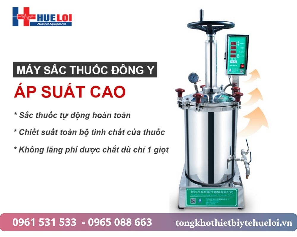 máy nấu thuốc áp suất cao