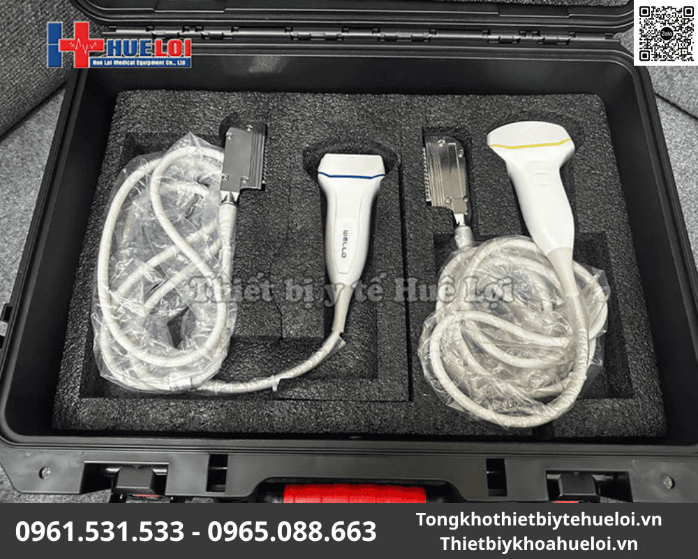 Máy Siêu Âm Xách Tay Doppler Màu Cảm Ứng Well.D P10 16 máy siêu âm Doppler màu