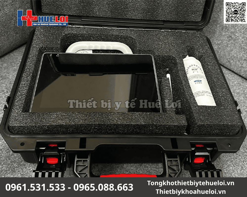 Máy Siêu Âm Xách Tay Doppler Màu Cảm Ứng Well.D P10 14 máy siêu âm Doppler màu