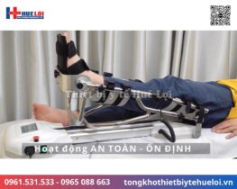 máy CPM sau phẫu thuật chân