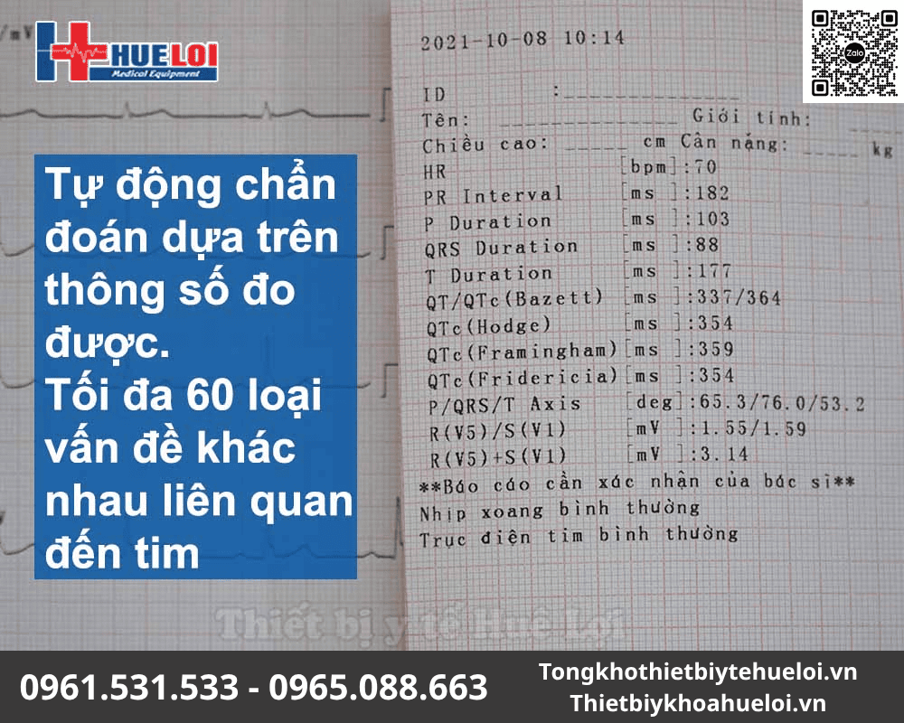 Máy điện tim 6 kênh Contec-600G | Màn hình cảm ứng 28 máy điện tim