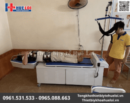 Giường Kéo Giãn Cột Sống YP-2009B Cao Cấp – 4 Piston 8 thiết bị kéo giãn cột sống cổ