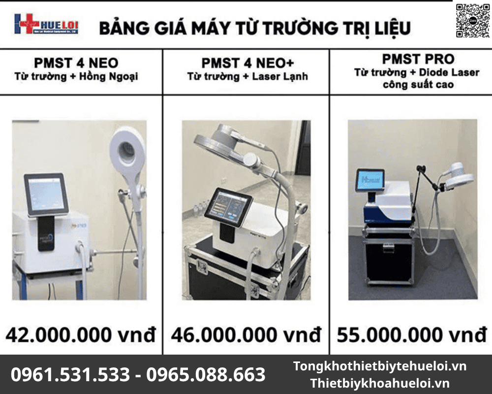bảng giá máy từ trường trị liệu
