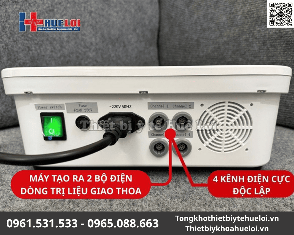 Máy Điện Xung Trung Tần Giao Thoa HB-ZP30 - 4 Kênh Độc Lập 20 máy điện xung giao thoa