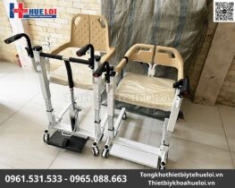 Xe Lăn Di Chuyển Bệnh Nhân Đa Chức Năng - Thiết Kế Tách Rời 2 Mảnh 8 xe di chuyển người bệnh