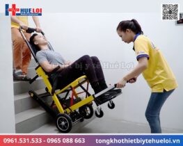 xe lăn leo cầu thang bánh xích
